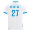 Virallinen Fanipaita Olympique de Marseille Veretout 27 Kotipelipaita 2024-25 - Miesten